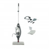Mop curatare cu aburi Shark S6005EU, 1200W, 0,5 L, 2 setari, Tehnologie Klick'n Flip, Steam Blaster, Lavete mop Dirt Grip, Alb/Gri