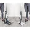 Shark S6005EU Steam Cleaner, 1200W, 0.5 L, 2 settings, Klick'n Flip technology, Steam Blaster, Dirt Grip pads, White/Gray