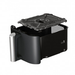 Friteuza dubla cu aer cald Ninja SL300EU, 2470W, 7.6 L, 40-240°C, 2 cosuri, 6 programe, Sincronizare, Timer, Auto stop, Negru