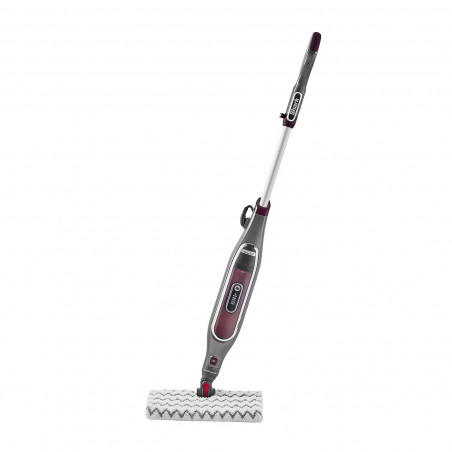 Mop curatare cu aburi Shark S6003EU, 1200W, 0,35 L, 3 setari, Tehnologie Klick'n Flip, Steam Blaster, Lavete mop Dirt Grip, Gri/Violet