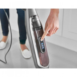 Mop curatare cu aburi Shark S6003EU, 1200W, 0,35 L, 3 setari, Tehnologie Klick'n Flip, Steam Blaster, Lavete mop Dirt Grip, Gri/Violet