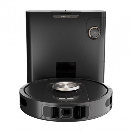Ρομποτική ηλεκτρική σκούπα Shark PowerDetect RV2820VEEU, 650W, 0.3 l, 360 LiDAR, Αυτονομία έως 110 λεπτά, DirtDetect, Μαύρο