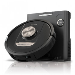 Прахосмукачка робот Shark PowerDetect RV2820VEEU, 650W, 0.3 л, 360 LiDAR, Автономия до 110 мин, DirtDetect, Черен