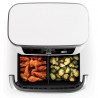 Friteuza dubla cu aer cald Ninja AF500EUWH, 10.4 L, 7 programe, Timer, Zone independente, Alb