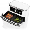 Friteuza dubla cu aer cald Ninja AF500EUWH, 10.4 L, 7 programe, Timer, Zone independente, Alb