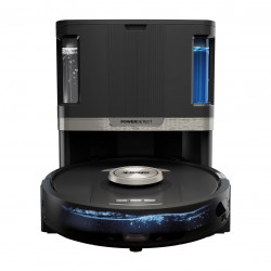 Прахосмукачка робот Shark PowerDetect Max RV2800ZEEU, 650W, 0.3 л, 372 м2, 360 LiDAR, Автономия до 110 мин, Wet Edge Detect, Черен