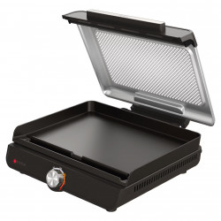 Електрическа скара Ninja GR101EU, 1450W, 28х37 см, Бързо загряване, 60-260C, 2 Плочи, Черен