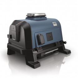 Ninja OG901EU Electric Grill, SMART, 1700W, 7 Programs, 45x29 cm, 260°C, Ceramic Plate, Woodfire Technology, IPX4, Black/Blue