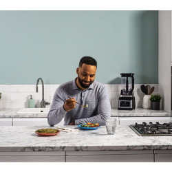 Μπλέντερ 2 σε 1 Ninja BN750EU, 1200W, 2,1 λίτρα, Auto-iQ, 4 λεπίδες, 3 ταχύτητες και προγράμματα, χωρίς BPA, Μαύρο/siv