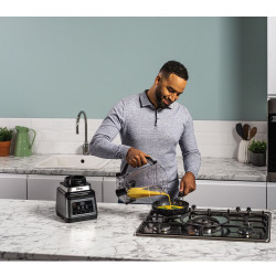 Блендер 2в1 Ninja BN750EU, 1200W, 2.1 л, Auto-iQ, 4 ножа, 3 скорсти и програми, Без BPA, Черен/сив