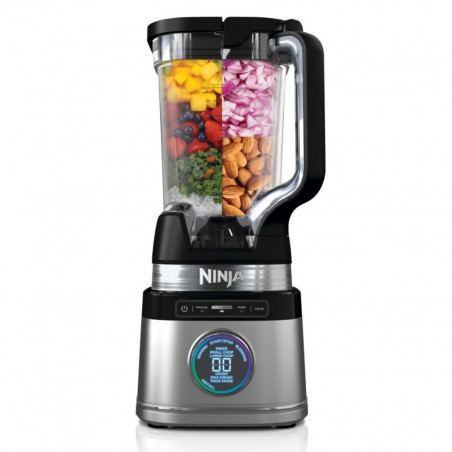 Blender Ninja Detect Pro TB201EU, 1200W, 2,1 L, 14 viteze, Timer, Afisaj cu LED, Fara BPA, Negru/Gri