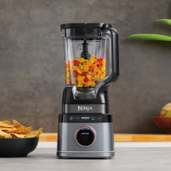 Μπλέντερ Ninja Detect Pro TB201EU, 1200W, 2,1 λίτρα, 14 ταχύτητες, χρονοδιακόπτης, οθόνη LED, χωρίς BPA, μαύρο/κρασί