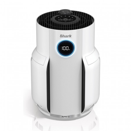 Пречиствател на въздух Shark NeverChange HP150EU, До 60 м3, 26W, 5 скорости, Без смяна на филтър до 5 години, LED дисплей, Бял