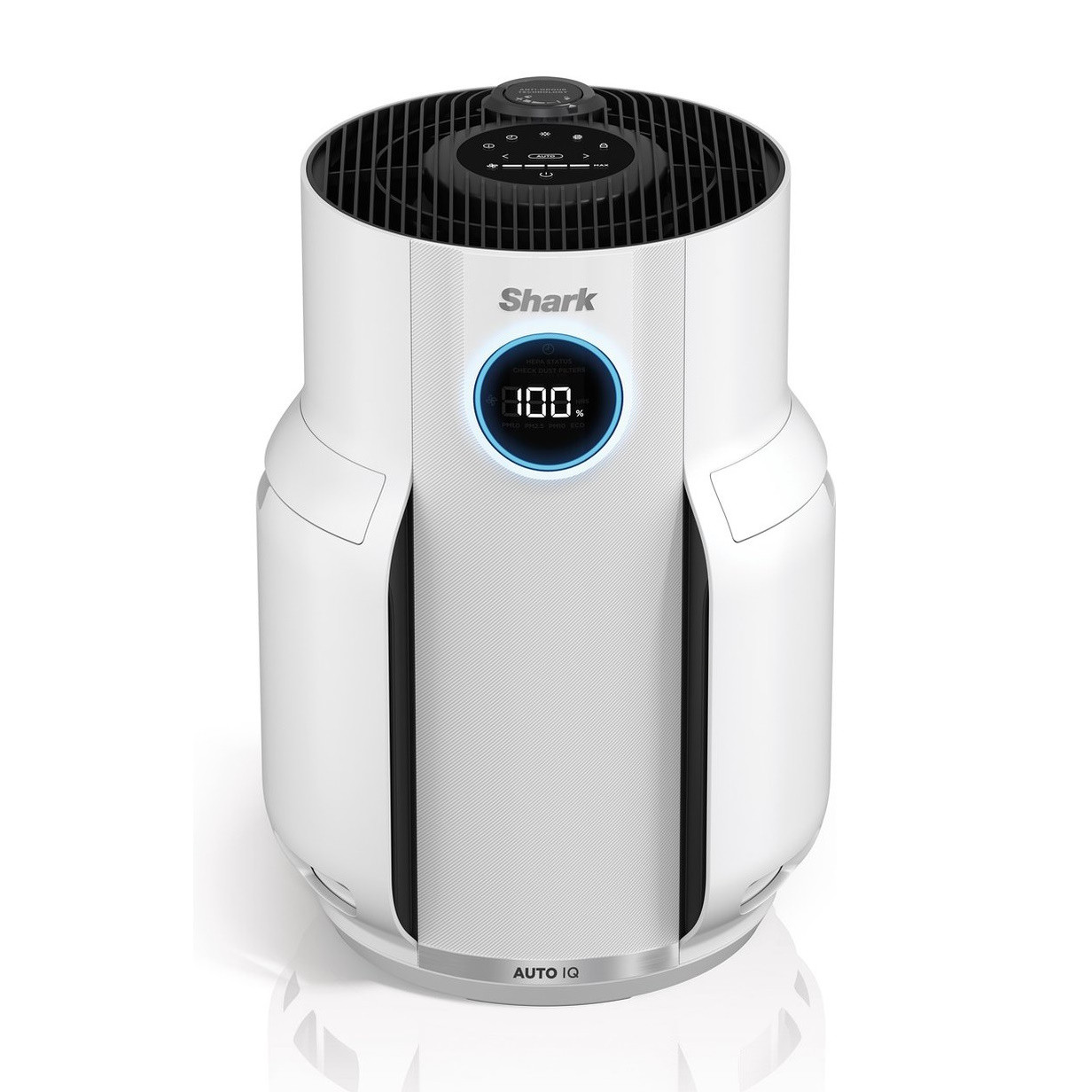 Пречиствател на въздух Shark NeverChange HP150EU, До 60 м3, 26W, 5 скорости, Без смяна на филтър до 5 години, LED дисплей, Бял