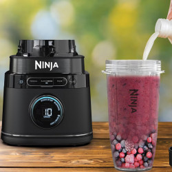 Блендер Ninja Detect Power Pro & Single Serve TB301EU, 1200W, 2.1 л, 10 скорости +импулси, BlendSense, Torque Detect, Таймер, Разпознаване на съставки, Черен