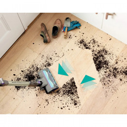 Вертикална прахосмукачка Shark IP3251EUT, 380W, 0.7 л, PowerDetect, Чупещо се рамо, Автономия 70 минути, Сив/Лилав