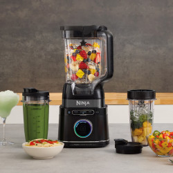 Blender 3in1 Ninja TB401EU, 1200W, 2.1 L, 10 viteze + moduri, Timer, LED, Tehnologie BlendSense, Fara BPA, Negru