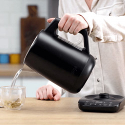 Електрическа кана Ninja KT200EU, 3000W, 1.7 л, 40-100 C, Поддържане на топлината,Кипване за 50 секунди, Цифров контролен панел, Черен