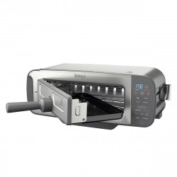 Тостер 3в1 Ninja ST202EU, 2400W, 7 програми, Температурен контрол, Грил, Размразяване, Претопляне, Хоризонтална работа, Сребрист