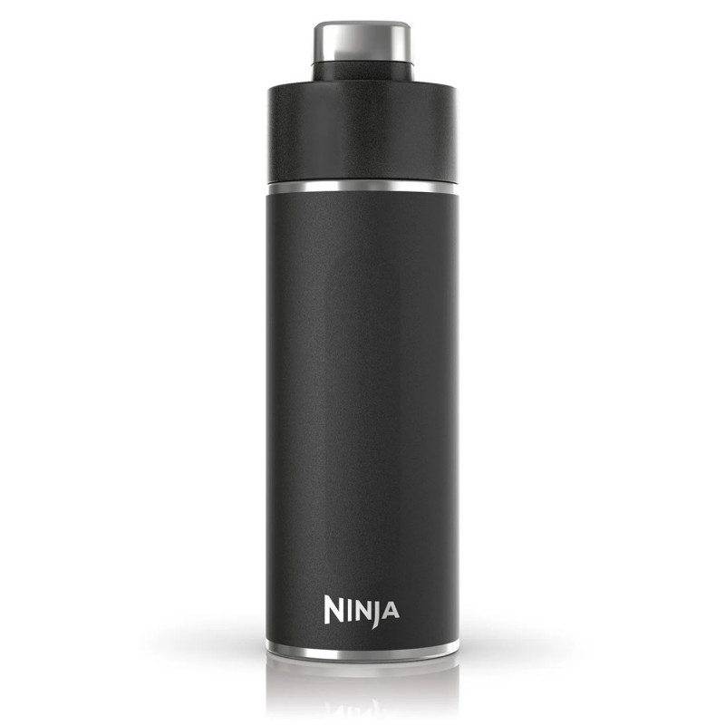 Thermos Ninja DW2401EUUKBK, 700 ml, Κατάλληλο για ανθρακούχα ποτά, Τριπλή μόνωση, Χωρίς BPA, Ζεστό έως 8 ώρες, Κρύο έως 24 ώρες, Μαύρο