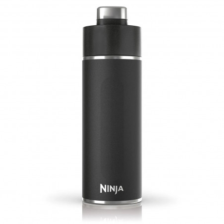 Thermos Ninja DW2401EUUKBK, 700 ml, Κατάλληλο για ανθρακούχα ποτά, Τριπλή μόνωση, Χωρίς BPA, Ζεστό έως 8 ώρες, Κρύο έως 24 ώρες, Μαύρο