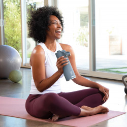 Termos Ninja DW2401EUUKBL, 700 ml, Potrivit pentru bauturi carbogazoase, Izolare tripla, Fara BPA, Mentinere cald pana la 8h, Mentinere la rece pana la 24h, Albastru