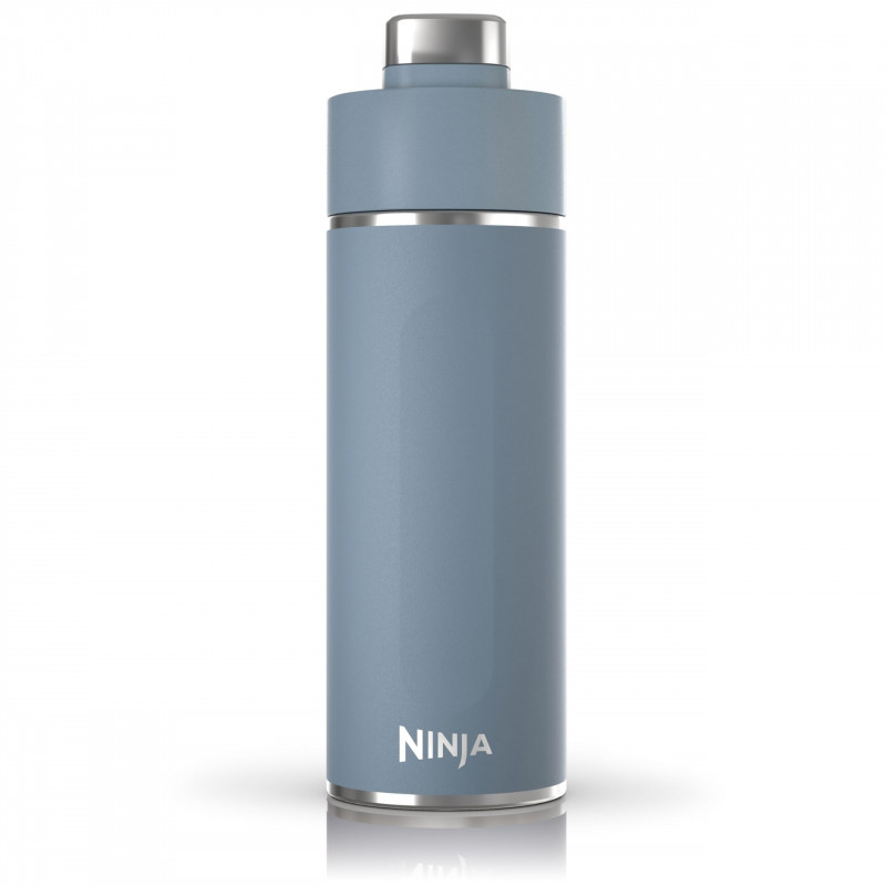 Termos Ninja DW2401EUUKBL, 700 ml, Potrivit pentru bauturi carbogazoase, Izolare tripla, Fara BPA, Mentinere cald pana la 8h, Mentinere la rece pana la 24h, Albastru