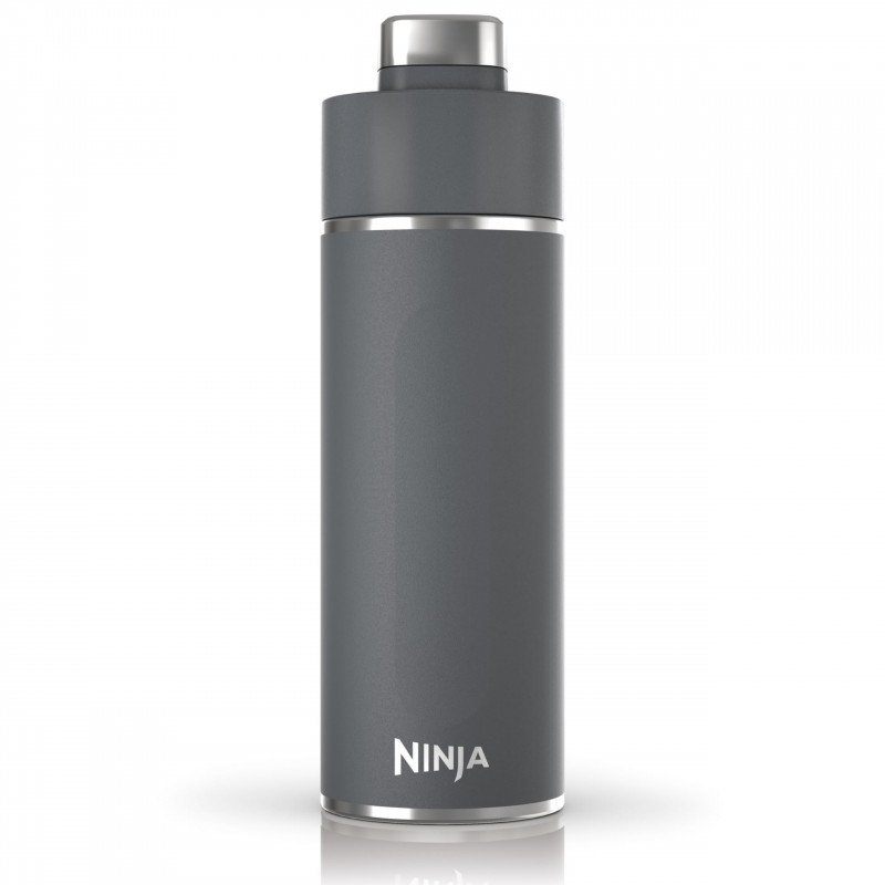 Thermos Ninja DW2401EUUKGY, 700 ml, Κατάλληλο για ανθρακούχα ποτά, Τριπλή μόνωση, Χωρίς BPA, Ζεστό έως 8 ώρες, Κρύο έως 24 ώρες, Γκρι