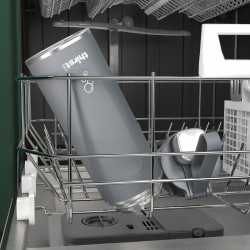 Термос Ninja DW2401EUUKGY, 700 мл, Подходящ и за газирани напитки, Тройна термоизолация, Без BPA, Топло до 8ч, Студено до 24ч, Сив