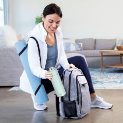 Thermos Ninja DW2401EUUKMT, 700 ml, Κατάλληλο για ανθρακούχα ποτά, Τριπλή μόνωση, Χωρίς BPA, Ζεστό έως 8 ώρες, Κρύο έως 24 ώρες, Πράσινο της μέντας