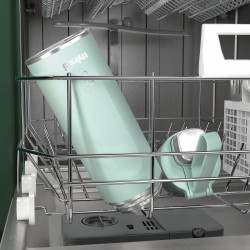 Termos Ninja DW2401EUUKMT, 700 ml, Potrivit pentru bauturi carbogazoase, Izolatie tripla, Fara BPA, Mentinere cald pana la 8h, Mentinere rece pana la 24h, Verde menta