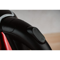 Електрическа кана Rosberg R51230IR, 1800W, 1.8 L, Защита, Инокс/червен