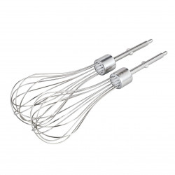 Mixer de mana Rosberg R51110KB, 300 W, 5 viteze + Turbo, Suport accesorii, Negru/Argintiu