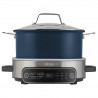 Ninja MC1101EU Multicooker, 1400W, 6 L, 8 Programs, Timer, Cool-Touch Handles and Base, Midnight Blue