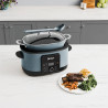 Мултикукър Ninja Foodi PossibleCooker 8in1 MC1001EU, 1200W, 8 л, 8 програми, Керамично покритие, Таймер, Triple Fusion Heat, Син/черен