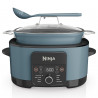 Мултикукър Ninja Foodi PossibleCooker 8in1 MC1001EU, 1200W, 8 л, 8 програми, Керамично покритие, Таймер, Triple Fusion Heat, Син/черен