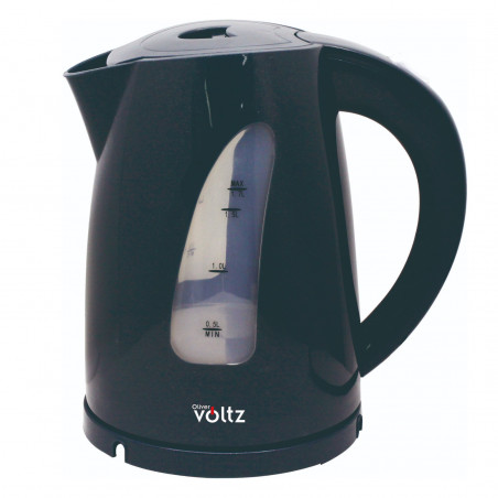 Ηλεκτρικός βραστήρας Oliver Voltz OV51230B, 2200W, 1,7 l, Φωτεινή ένδειξη, Ασύρματο, Μαύρο