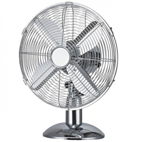 Ventilator de masă Finlux FSF-1235-SS, 50W, 30 cm, 3 viteze, oțel inoxidabil, Inox