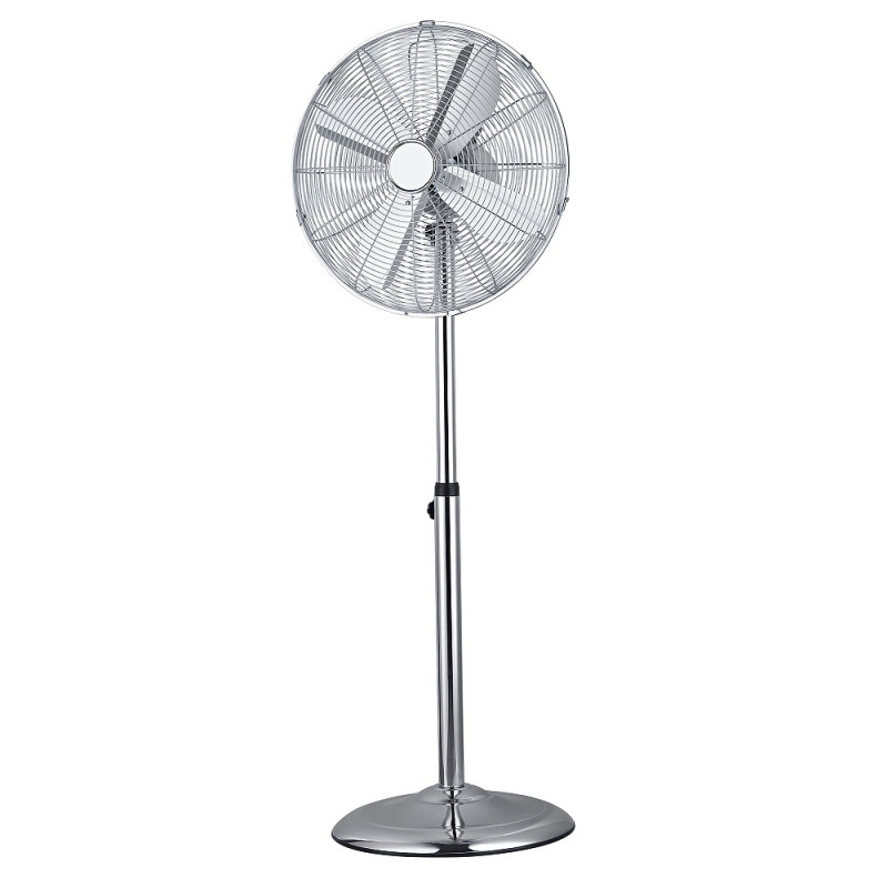 Ventilator cu stativ Finlux FSF-1624-SS, 60W, 40 cm, 3 viteze, Otel inoxidabil, Inox