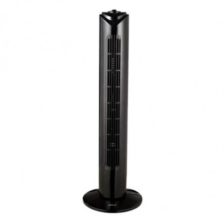 Ventilator turn Ayco ATF-29, 45W, 73.6 cm, 3 trepte, Oscilație, Negru