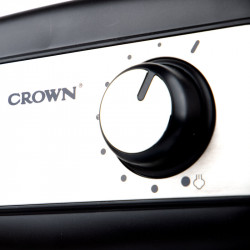 Eszpresszógép Crown CEM-1525, 850W, 15 bar, 1,2 l, csészemelegítés, gőz, mobil tartály, krémtárcsa, Fekete