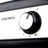 Еспресо машина Crown CEM-1525, 850W, 15 bar, 1.2 л, Подгряване на чаши, Пара, Подвижен резервоар, Крема диск, Черен
