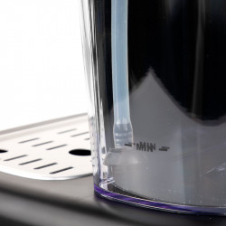 Espressor manual Crown CEM-1525, 850W, 15 bar, 1.2 l, Cafea macinata, Spumare lapte, Incalzire cesti, Negru