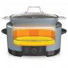 Мултикукър Ninja Foodi PossibleCooker 8in1 MC1001EU, 1200W, 8 л, 8 програми, Керамично покритие, Таймер, Triple Fusion Heat, Син/черен