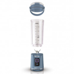 Ninja Blast BC151EUNV Portable Blender, 7.4W, 530 ml, 6-blade stainless steel blade, Ice crushing, Up to 10 cycles, BPA-free, USB-C, Blue
