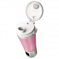 Ninja Blast BC151EUWH hordozható turmixgép, 7,4 W, 530 ml, 6 pengés acéllapát, jégzúzás, akár 10 ciklus, BPA-mentes, USB-C, fehér színű