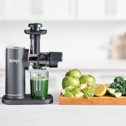 Αποχυμωτής Ninja Cold Press JC151EU, 150W, 700 ml, ψυχρή πρέσα, 2 φίλτρα, χωρίς BPA, αντίστροφη ταχύτητα, Μαύρο/γκρι