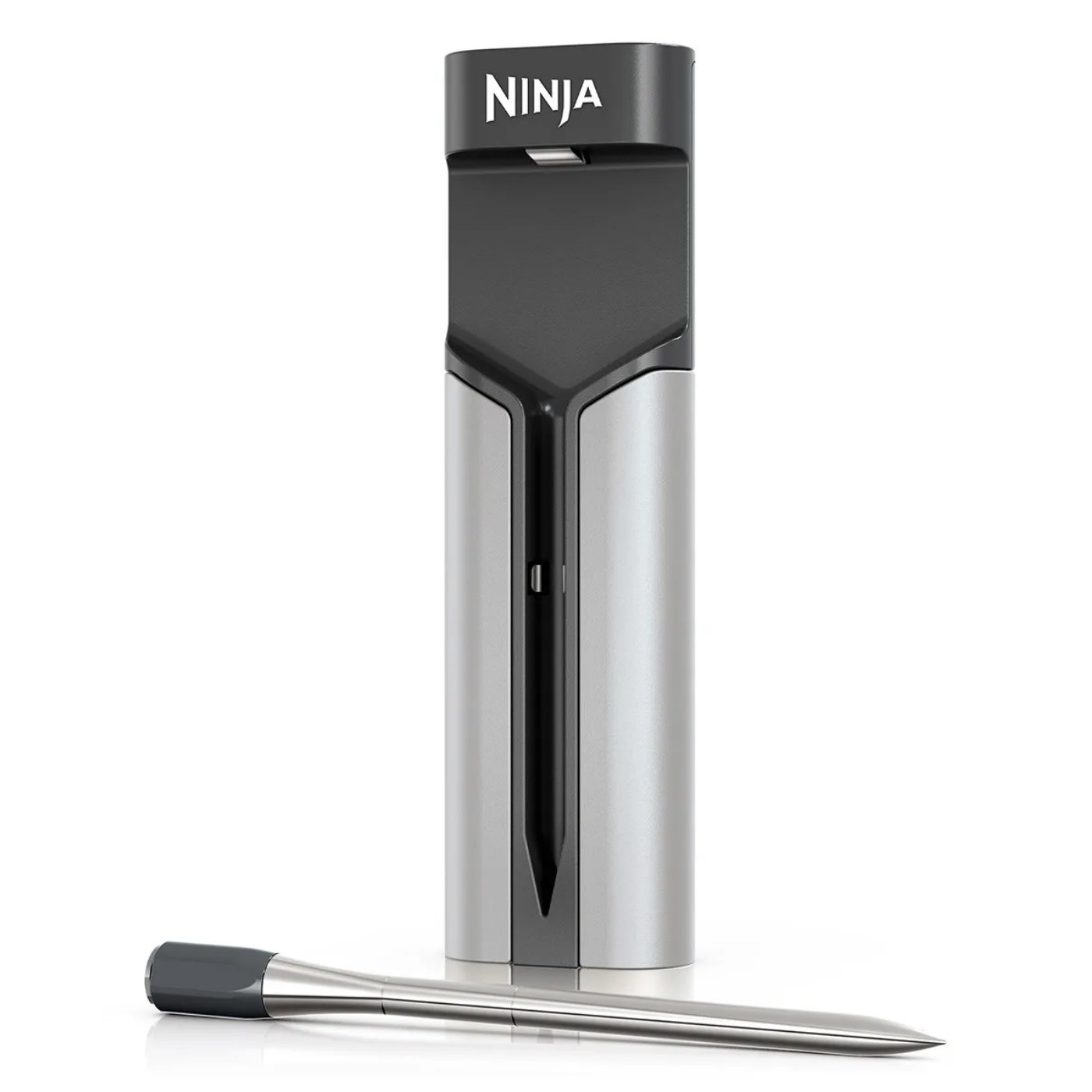 Кухненски термометър Ninja ProChef WP100EU, Bluetooth, Мобилно приложение, Сензор за вътрешна и околна темп, До 370C, Черен/сребрист