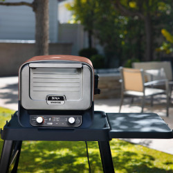 Грил маса Ninja Woodfire 4718J800EUUK, 107х86х66 см, Регулируема, Странична поставка, Черен