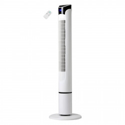 ВЕНТИЛАТОР КОЛОНЕН 41''/100см, бял, с дистанционно, LED  ELITE ETTF-0332